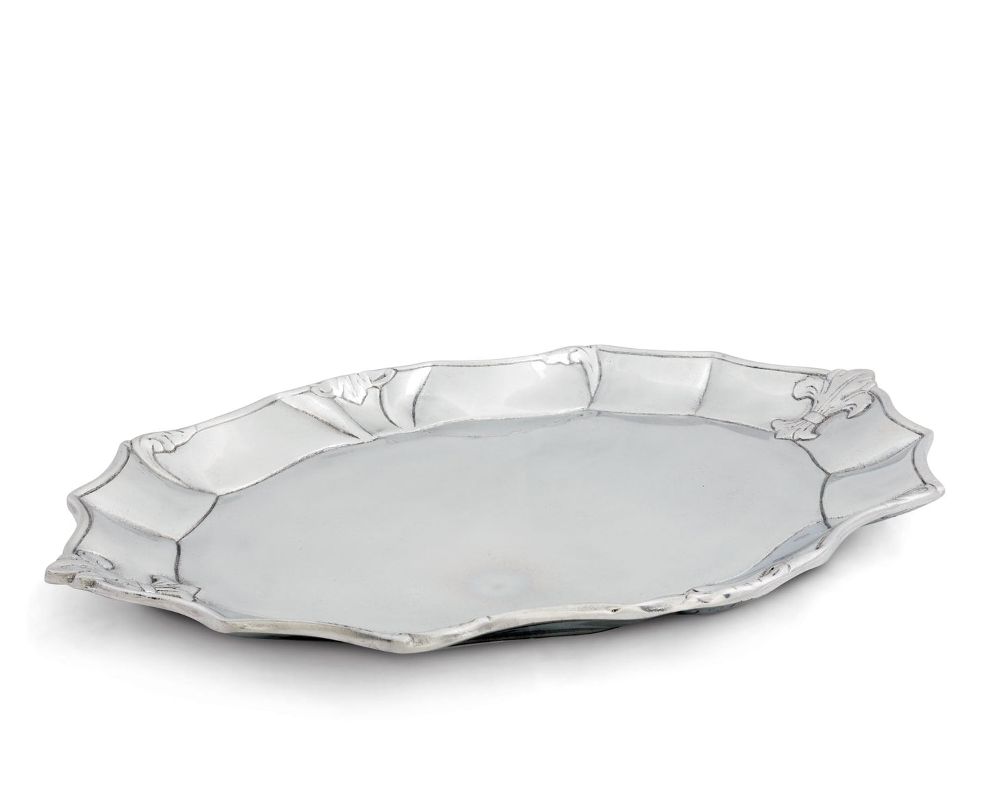 Fleur-De-Lis Oval Platter