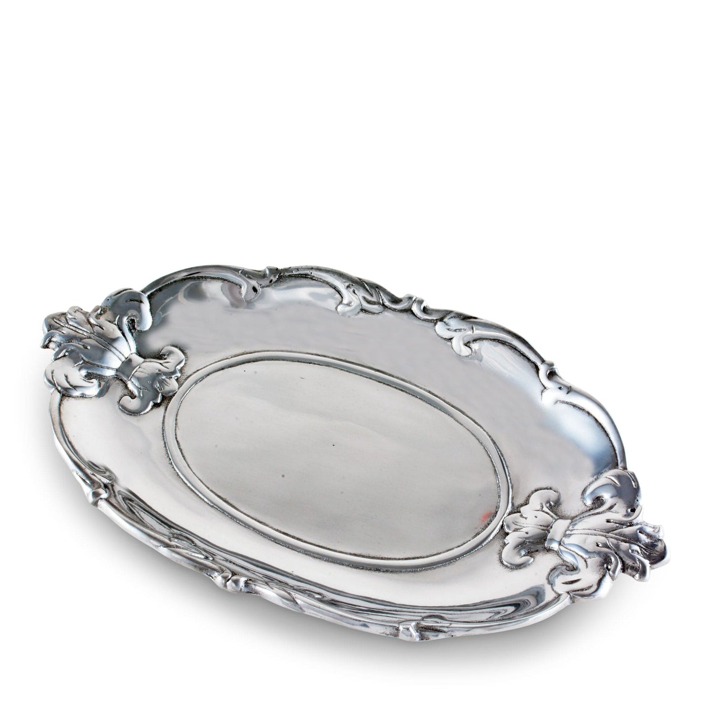 Fleur-De-Lis Oval Tray