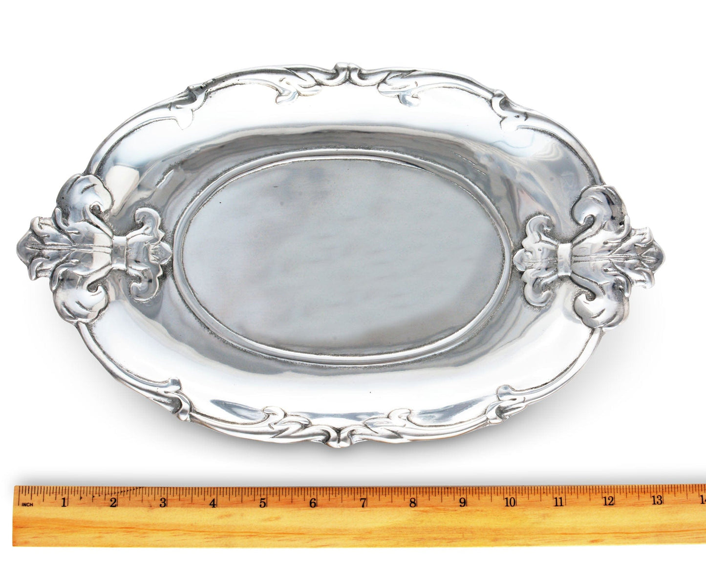 Fleur-De-Lis Oval Tray