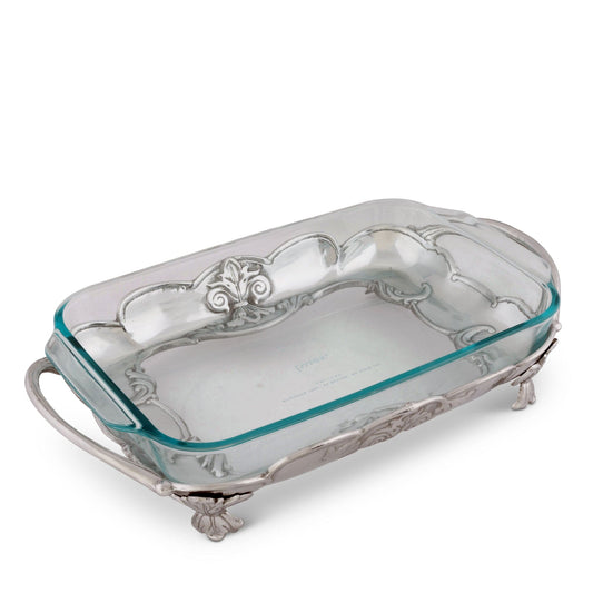 Fleur-De-Lis Pyrex Holder 3qt