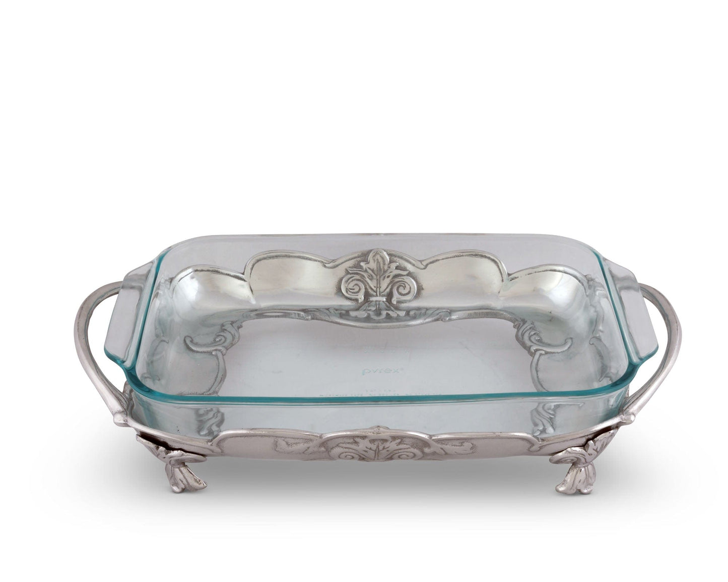 Fleur-De-Lis Pyrex Holder 3qt