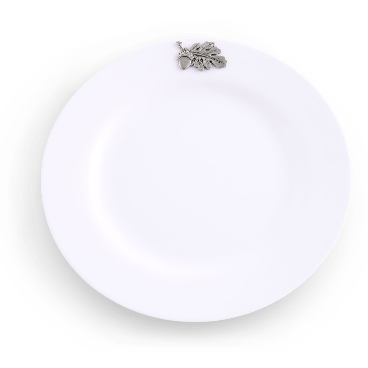 Oak Leaf Melamine Lunch Plates - Set of 4