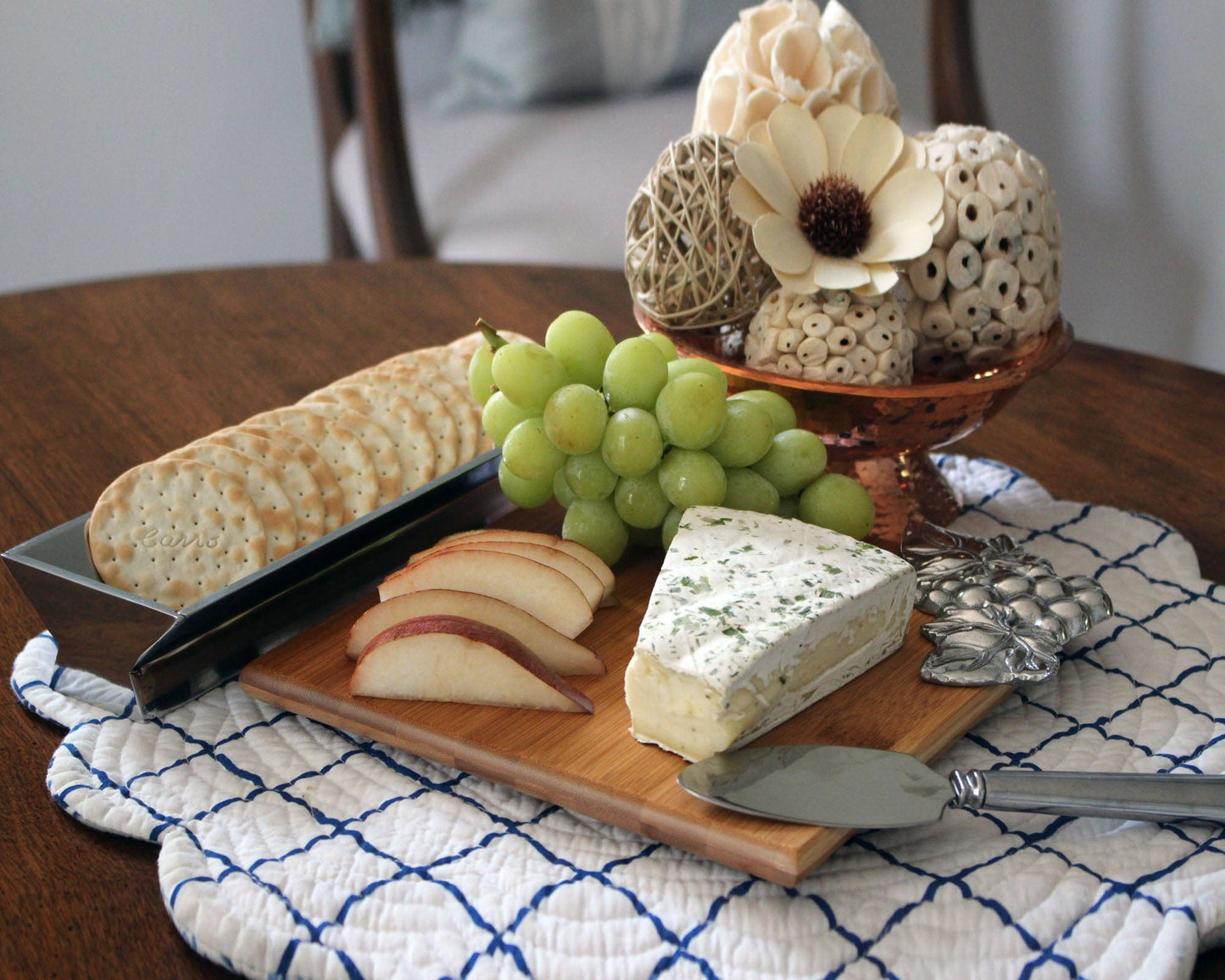 Grape Bamboo Cheese Set