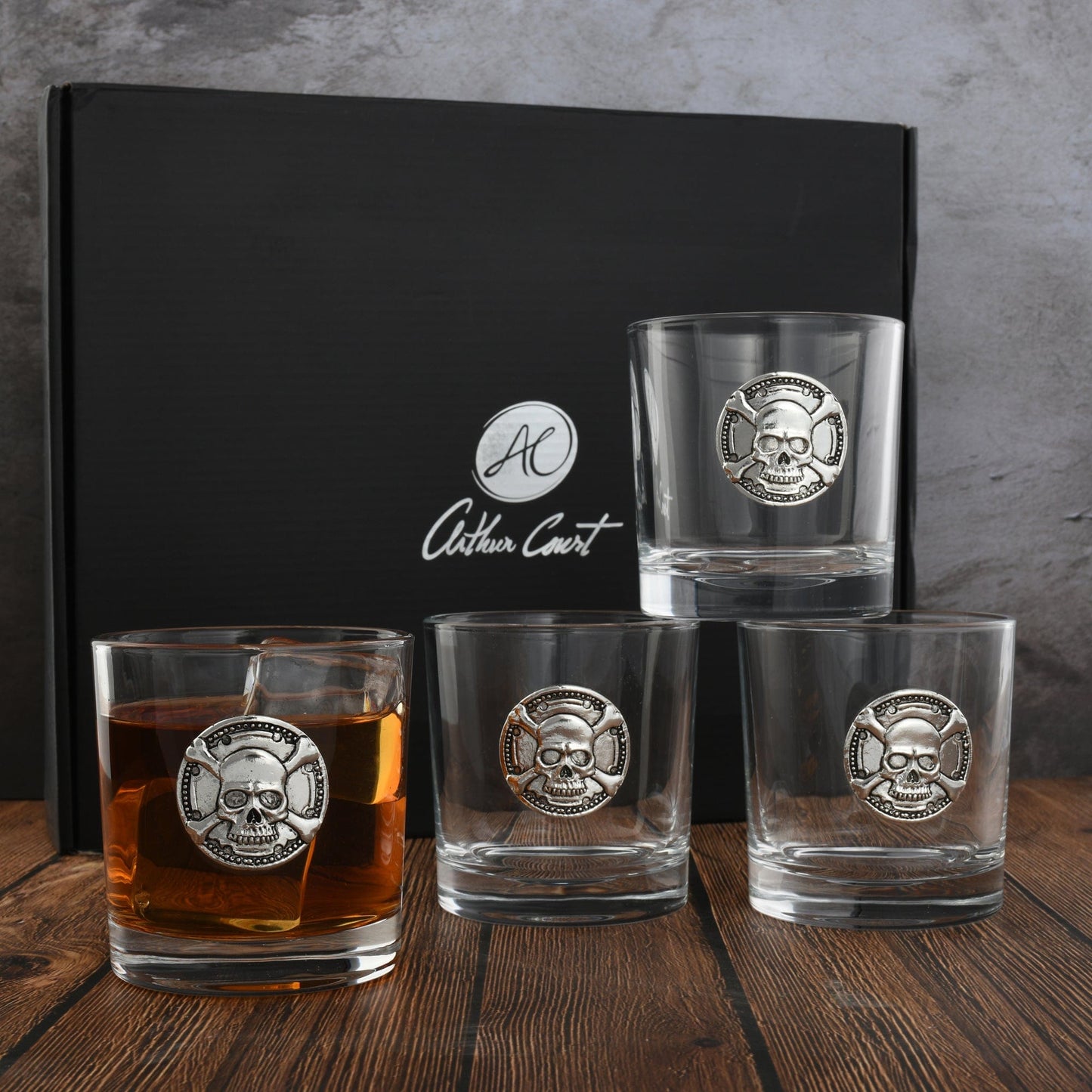 Skull Bar Glasses Set of 4