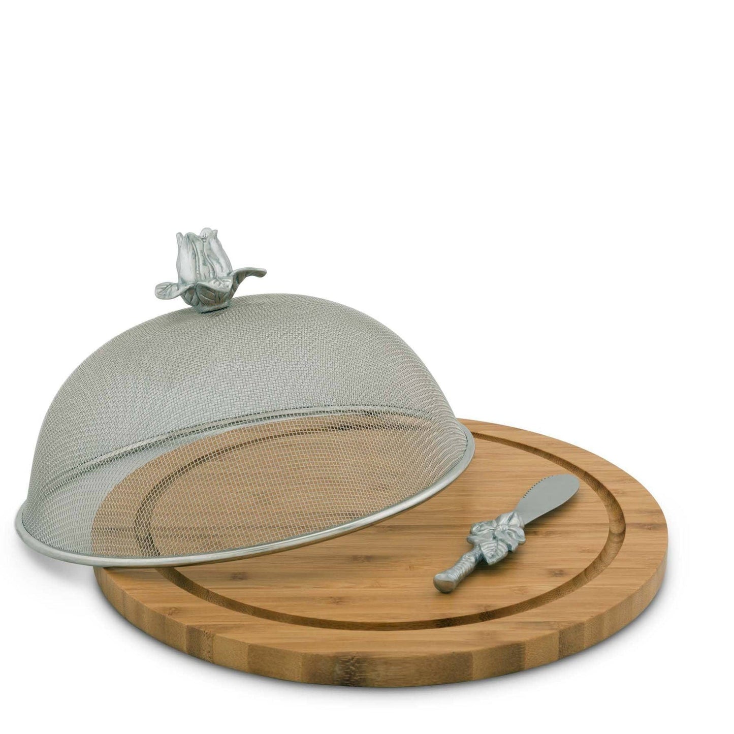 Magnolia 3 Piece Picnic Cheese Board / Spreader