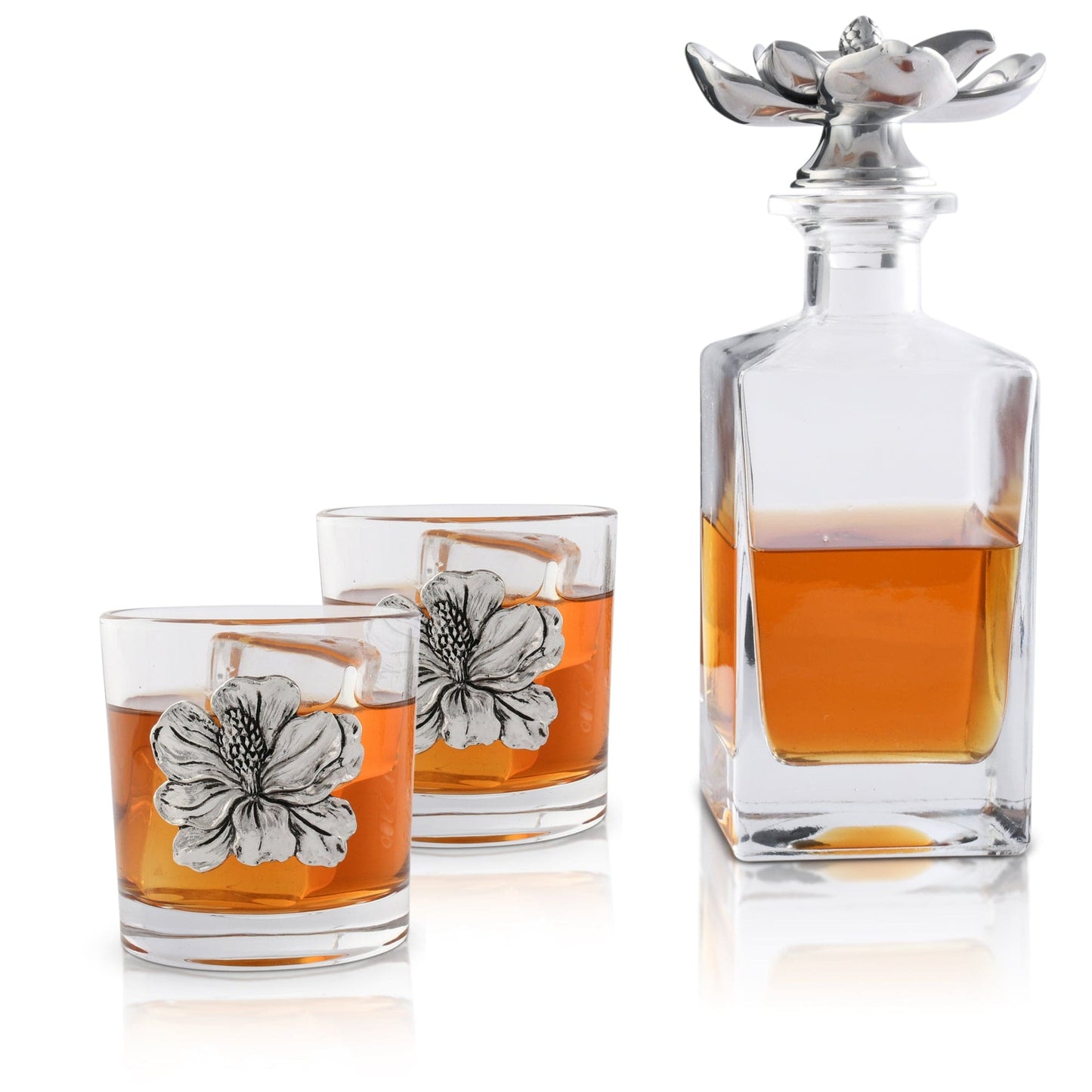 Magnolia Decanter Set with Glasses