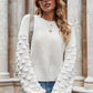 Angel Wings Weekend Style Rib-Knit Dropped Shoulder Sweater