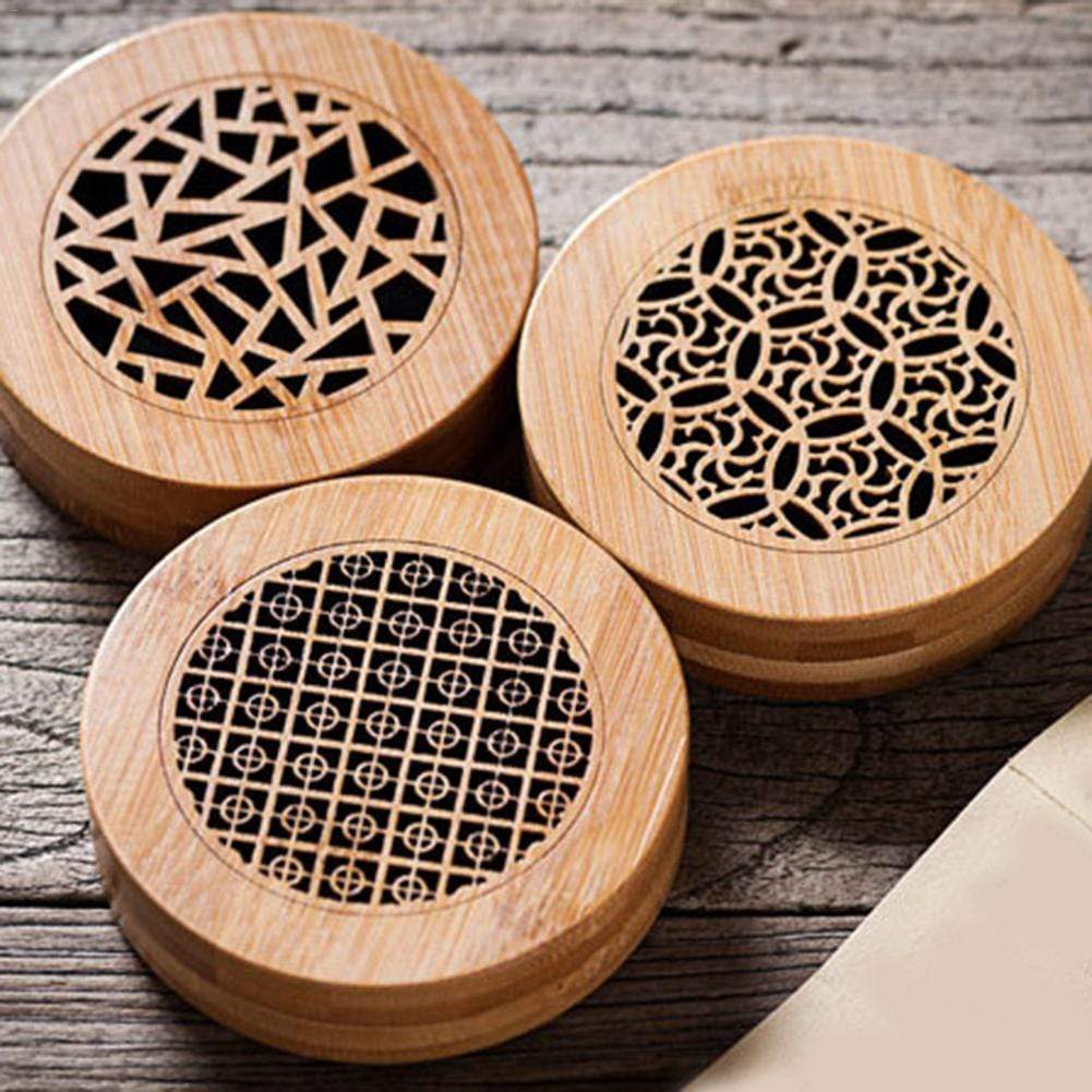 Bamboo Carved Incense Box