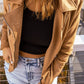 Zip-Up Suede Jacket