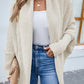 Open Front Long Sleeve Cardigan