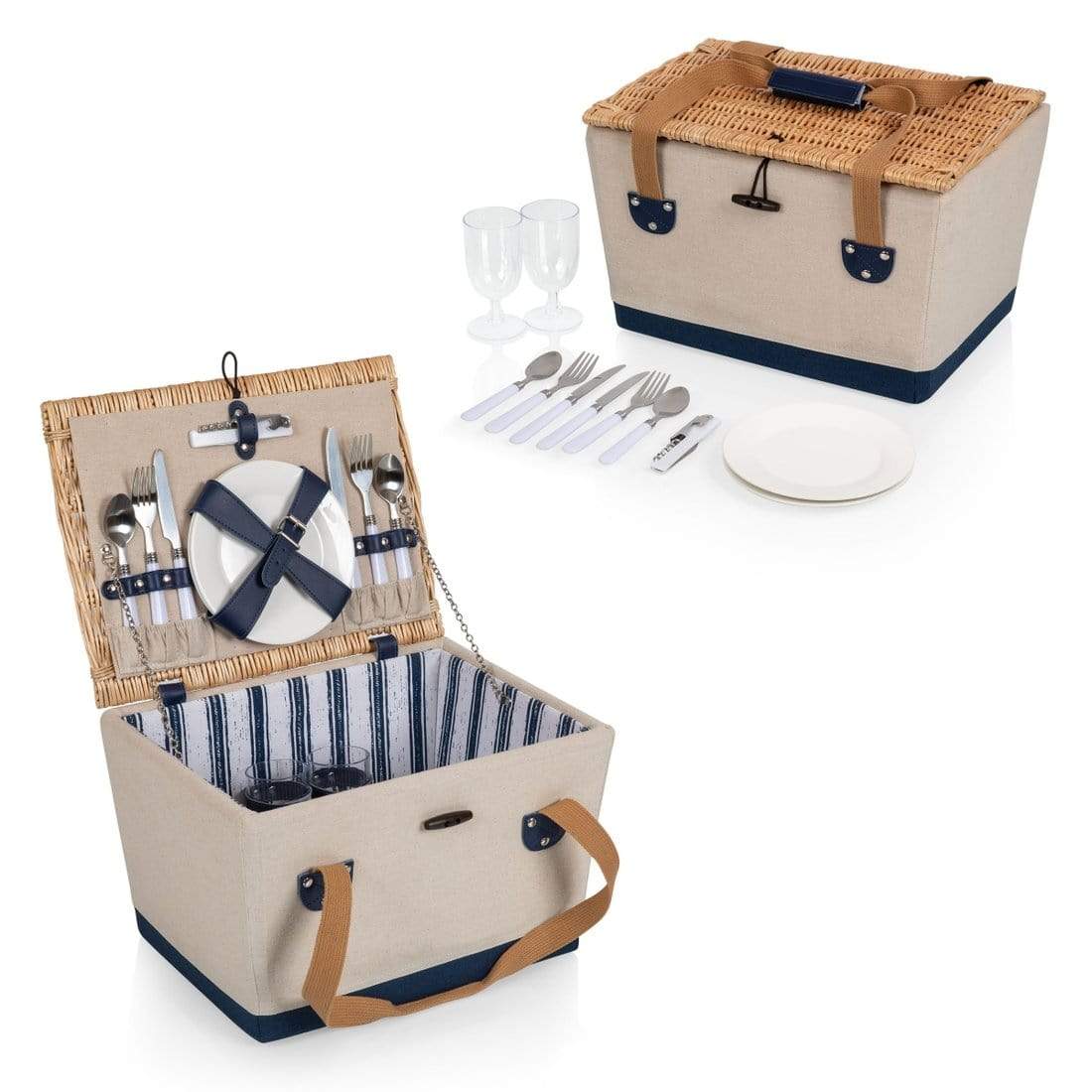 Canvas Picnic Basket