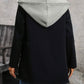 Drawstring Long Sleeve Hooded Jacket