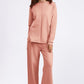 Basic Bae Rolled Round Neck Top and Pants Sweater Set