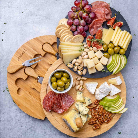 Charcuterie Board with Knife Set