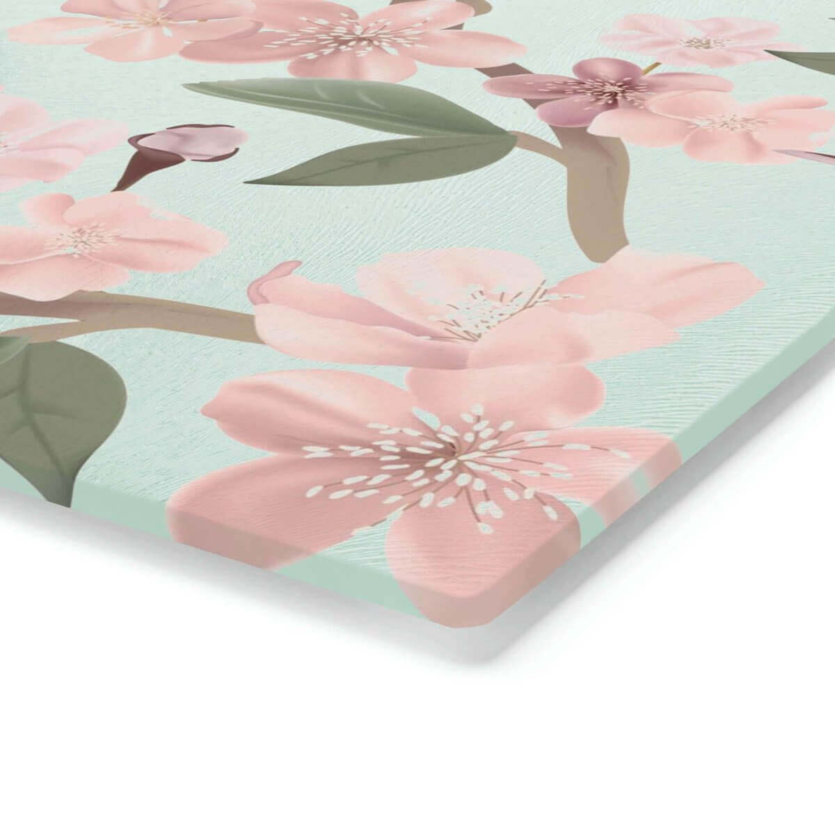 Cherry Blossoms Tempered Glass Cutting Board| Hearth Home & Living