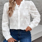 Perfee Notched Long Sleeve Shirt