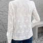 Perfee Notched Long Sleeve Shirt