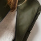 PU Leather Round Neck Long Sleeve Jacket