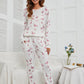 Flamingo Long Sleeve Top and Pants Lounge Set