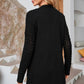 Open Front Dropped Shoulder Cardigan with Pockets