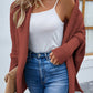 Open Front Long Sleeve Cardigan