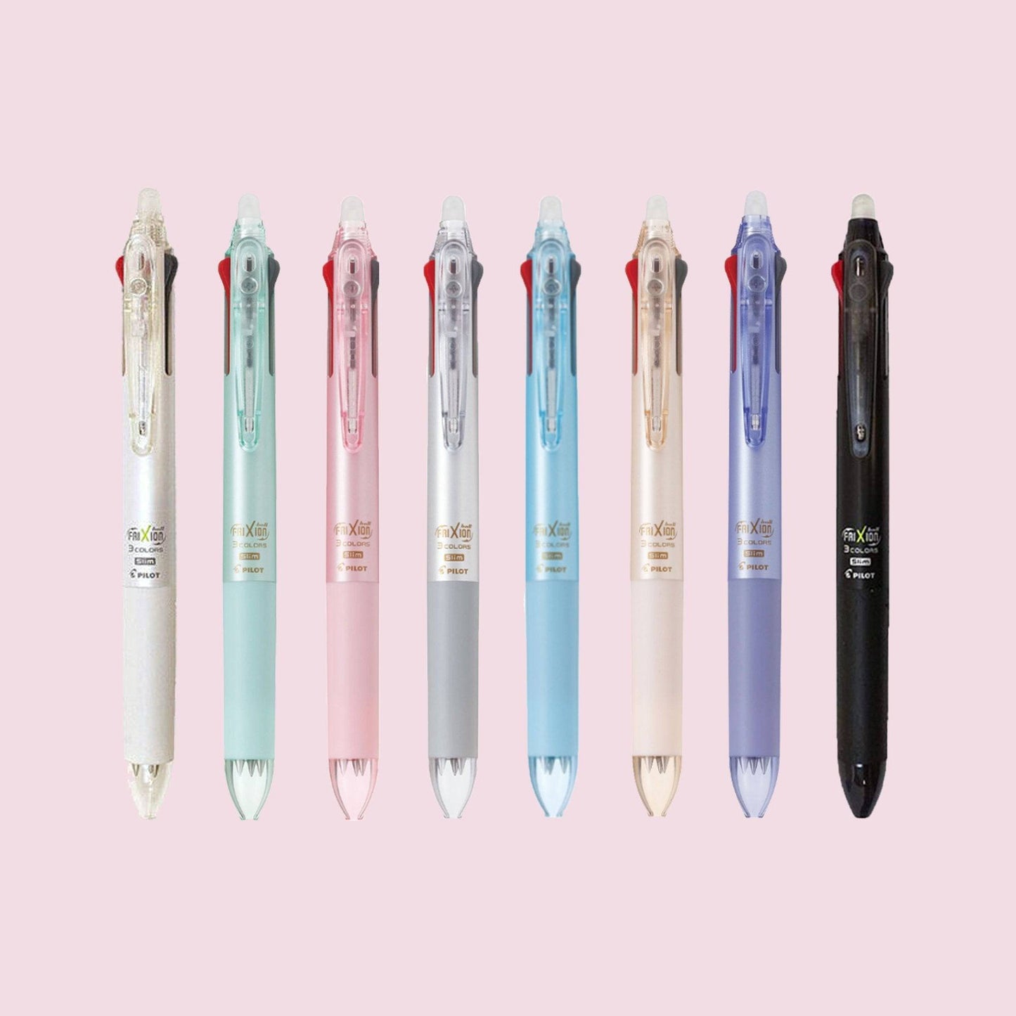 Japanese Pilot FriXion Erasable Tricolor Pen by Multitasky