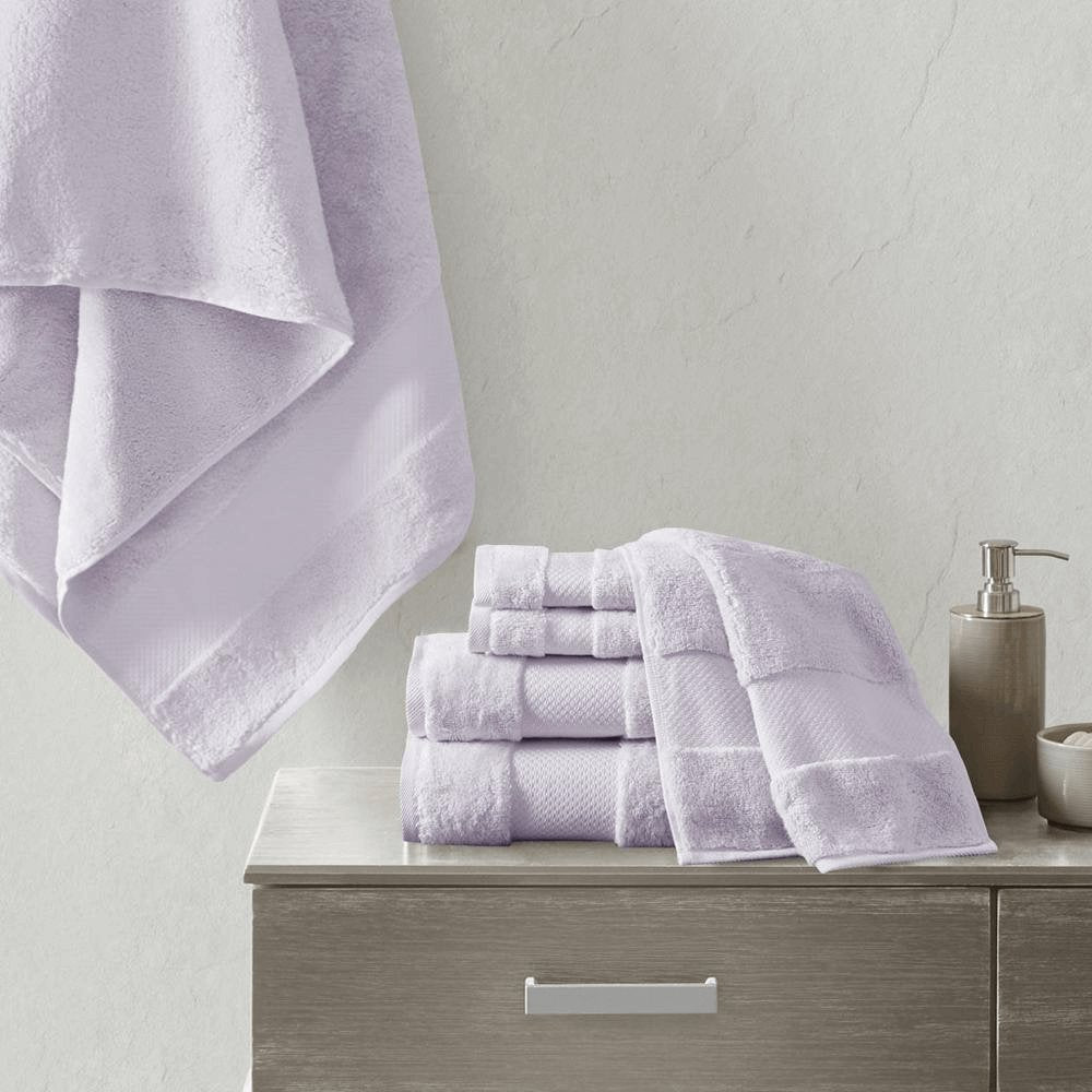 Luxurious 6-Piece Turkish Cotton Bath Towel Set