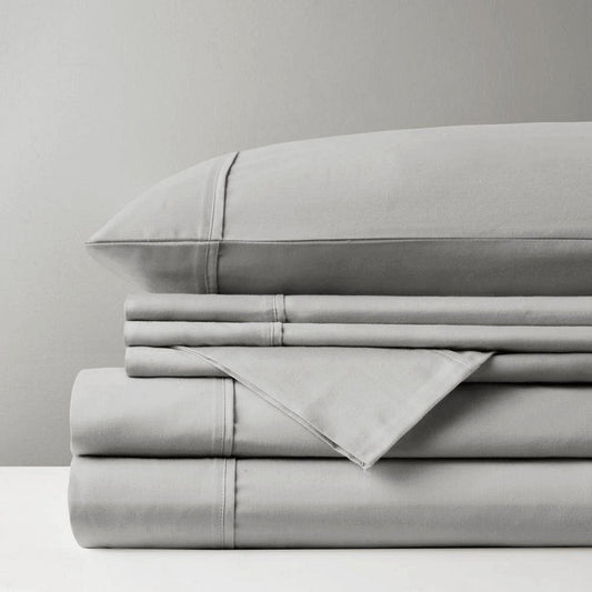 Luxurious Cotton Blend Sateen King Sheet Set