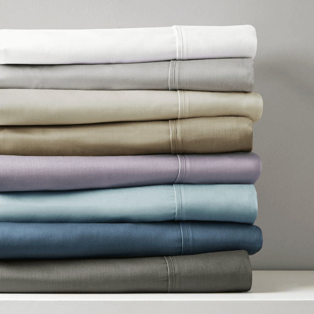 Luxurious Cotton Blend Sateen King Sheet Set