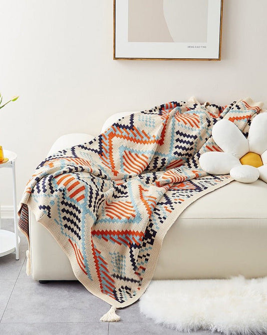 Oversize Cozy Boho Chic Throw Blanket