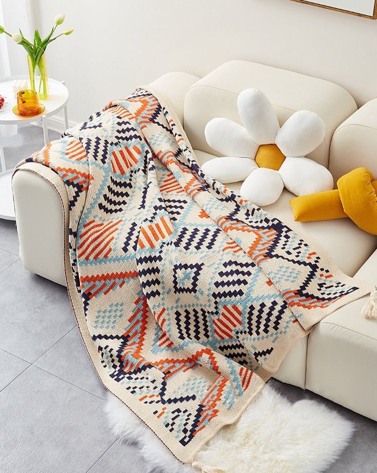 Oversize Cozy Boho Chic Throw Blanket