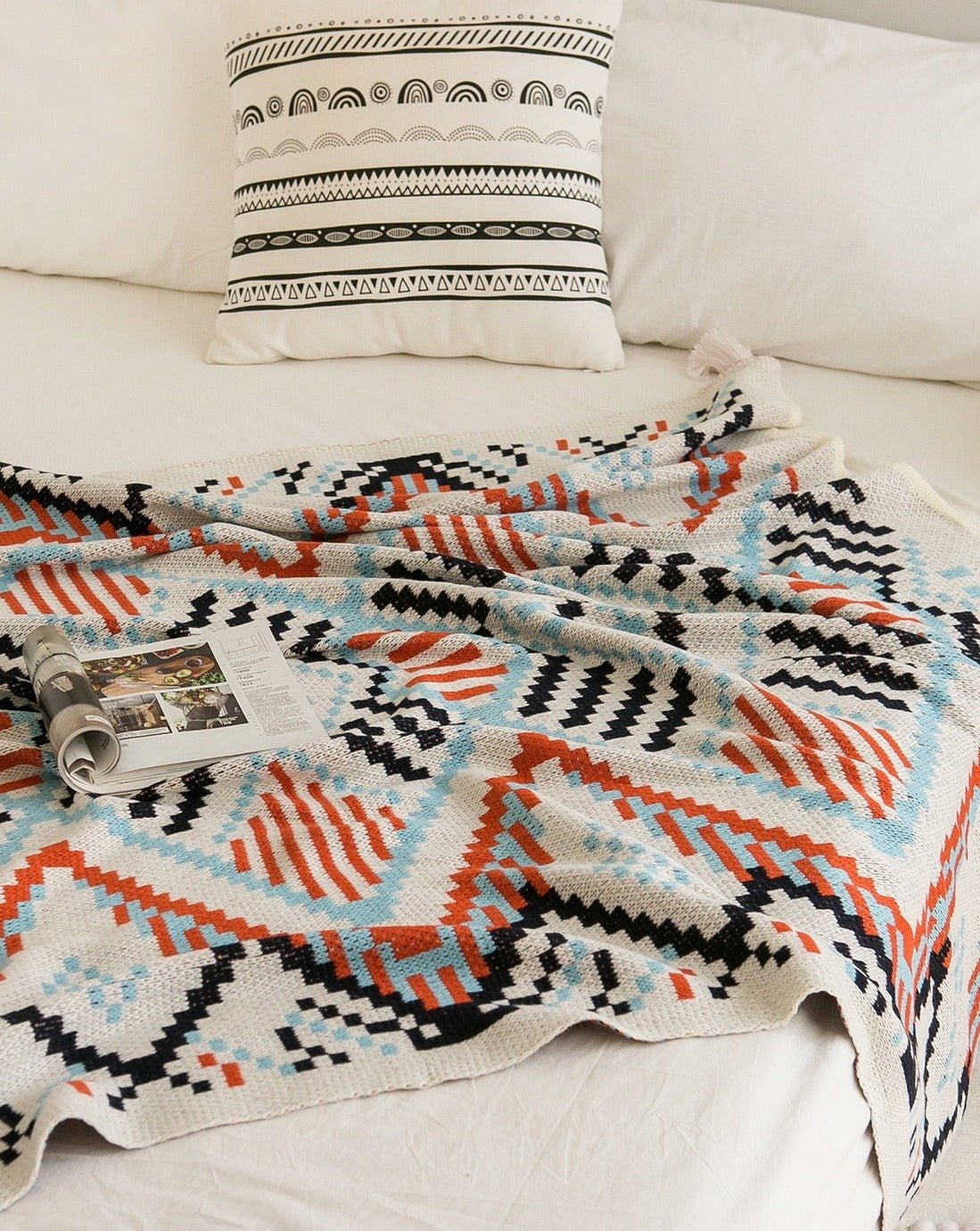 Oversize Cozy Boho Chic Throw Blanket