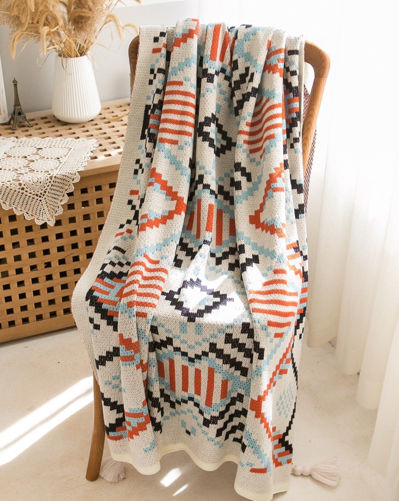 Oversize Cozy Boho Chic Throw Blanket