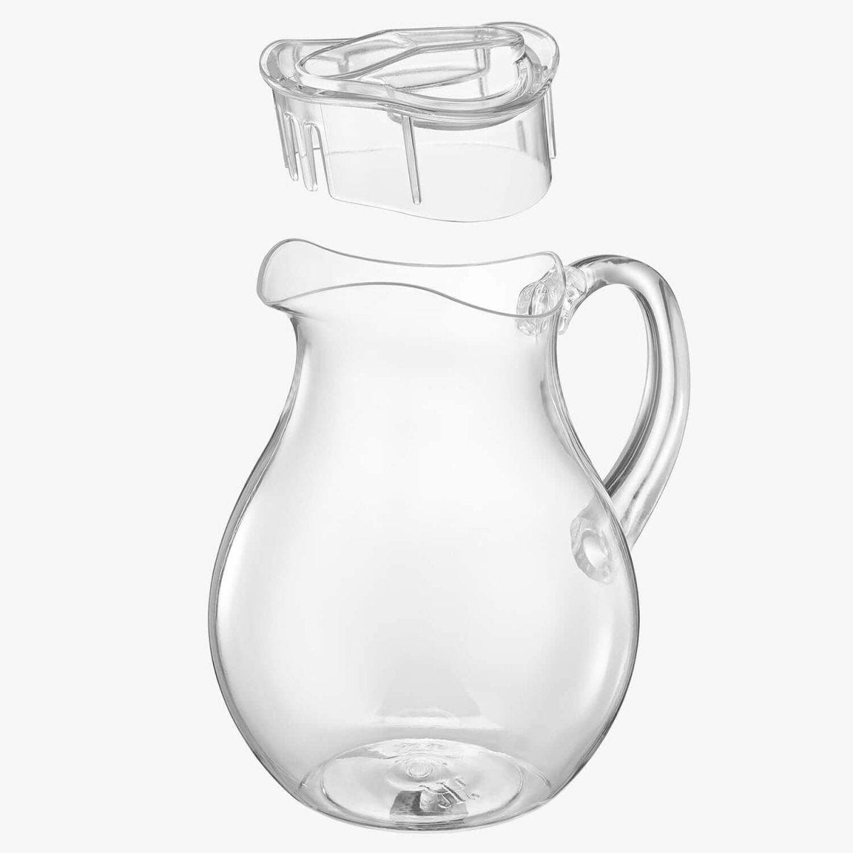 Unbreakable Acrylic Beverage Pitcher with Lid